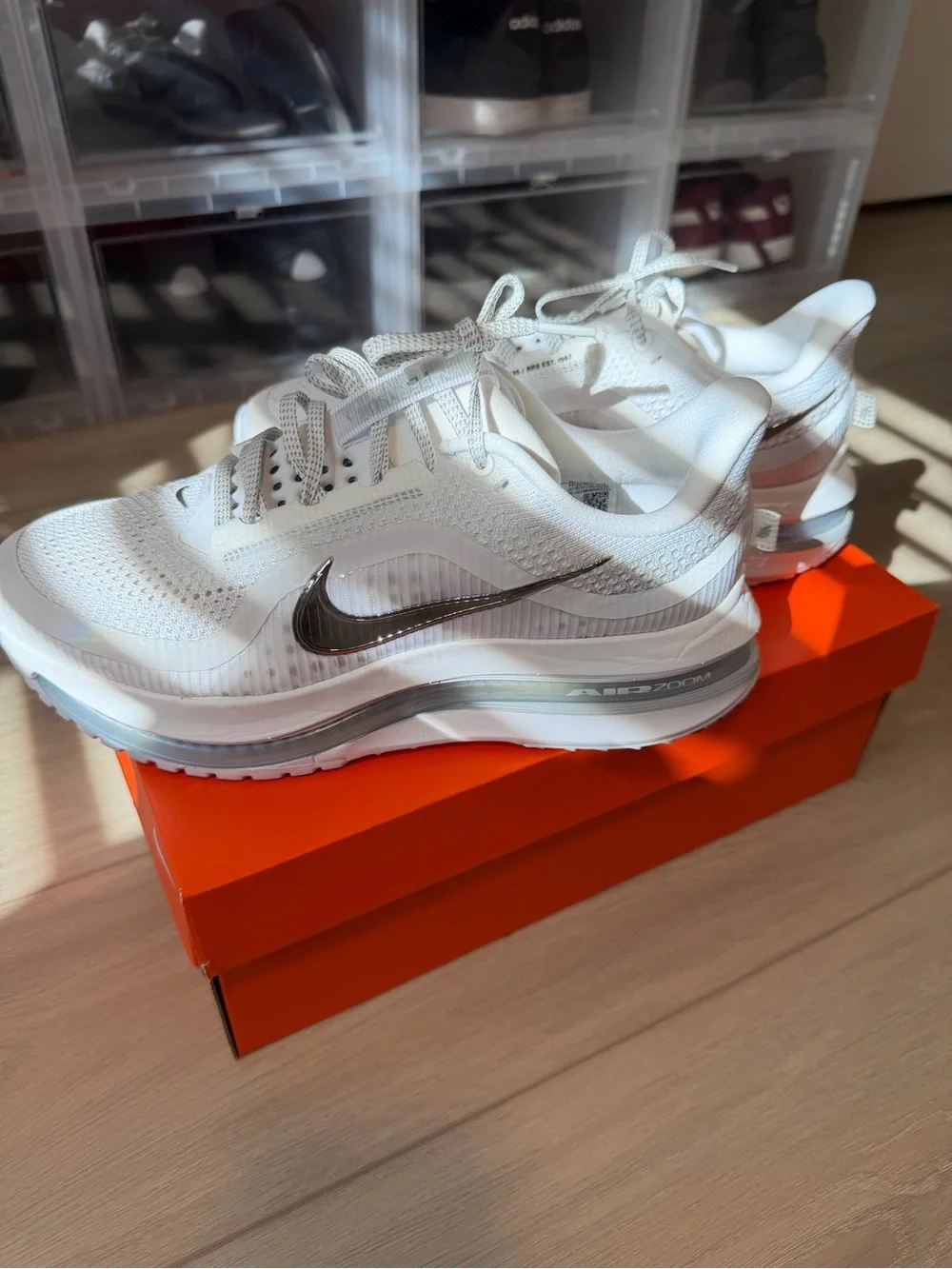 Nike Pegasus Premium White/Metallic Silver